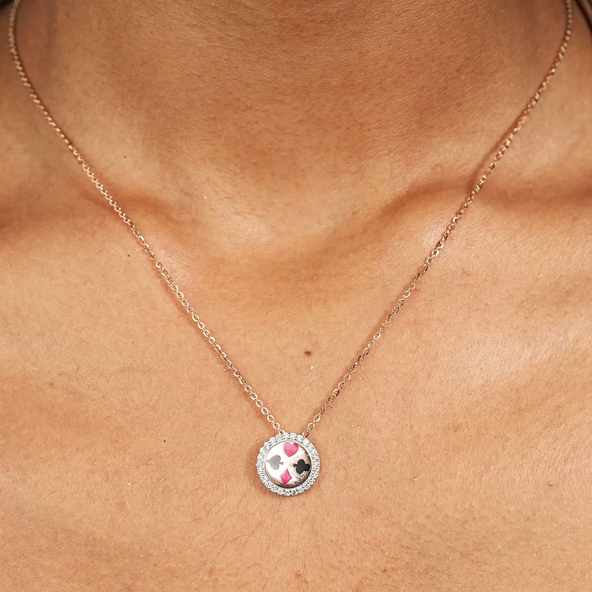 Round Diamond Daily Wear Necklace